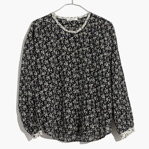 Madewell Women’s Print-Mix Meadow Shirt in Branch Floral Xxs